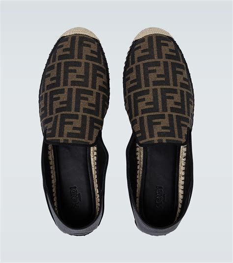 fendi logo espadrilles|FENDI logo.